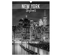 NEW YORK Skylines UK-Version (Wall Calendar 2026 DIN A3 Portrait), CALVENDO 12 Month Wall Calendar