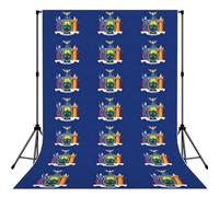 New York State Flag Print 5x7ft Backdrop Curtain With Hanging Pocket Back Drop Photography Accessories For Live Streaming
