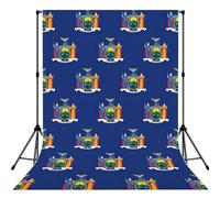 New York State Flag Print Photo Studio Background 5x7ft Soft Photo Backdrop Curtain For Studio Content Creator Equipment