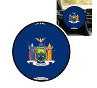 New York State Flag Steering Wheel Cover-Sun Shade Heat Auto
