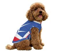 New York State Flag Summer Dog Cooling Vest T-Shirt Ice Silk Breathable Pet Clothes Soft Sleeveless Tank Top