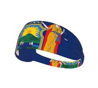 New York State Flag Workout Sweatbands Adjustable Hairband For Basketball,Fitness Athletics Football, Yoga