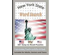 New York State Word Search Puzzle Book: 50+ Easy to Read Word Searches about New York State and More | 6x9 inches, 110 pages | Great Gift for ... | A perfect getaway from your digital devices
