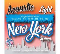 New York Strings NYSA52 Acoustic Guitar Strings Phosphor Bronze Wound - Light - Innovation - Quality - The New York Strings are a symphony of strings - MADE IN USA