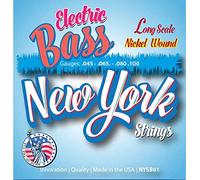 New York Strings NYSB61 Electric Bass Nickel Wound - Long Scale - Innovation - Quality - The New York Strings are a symphony of strings - MADE IN USA