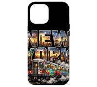 New York Subway Train Graffiti Street Art Hip Hop Colorful Case for iPhone 12 Pro Max