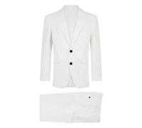 New York Suit - male - Dsquared2 - Single Breasted Suits - White - M - Suits M