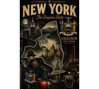 New York The Empire State: Lined Journal For Writing, Notes & Travel Memories | Perfect Notebook For Daily Writing, Travel Notes & NYC Lovers | Retro Noir Design