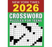 New York Times 2026 Crossword Puzzles: Fun and Stimulating Sets for Teens-Focus-Friendly Layouts, Relaxation & Brain Boost, Eyes Relaxed for Hours of Fun