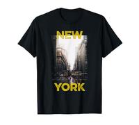 New York Traffic Cabs Halftone Effect T-Shirt