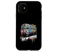 New York Train Graffiti Style NYC Subway Car Case for iPhone 11