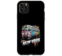 New York Train Graffiti Style NYC Subway Car Case for iPhone 11 Pro Max