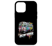 New York Train Graffiti Style NYC Subway Car Case for iPhone 12 mini