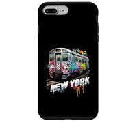 New York Train Graffiti Style NYC Subway Car Case for iPhone 7 Plus/8 Plus