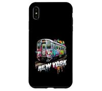 New York Train Graffiti Style NYC Subway Car Case for iPhone XS Max