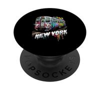 New York Train Graffiti Style NYC Subway Car PopSockets Adhesive PopGrip