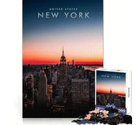 New York United States Jigsaw Puzzles 1000 Pieces Mental Dexterity Easy Relaxation Flawless Fit Meaningful Gift size 38x52cm