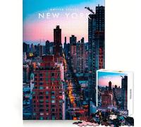 New York United States Jigsaw Puzzles for Adults1000 Pieces Reasoning Practice Peaceful Hobby Premium Edges Unique Xmas Gift size 50x75cm