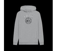 New York University Crest Unisex Hoodie Marl New York University Light Grey 2XL