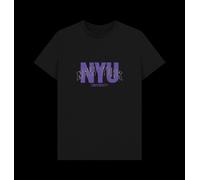 New York University Script Unisex T-shirt Black New York University Black 2XL