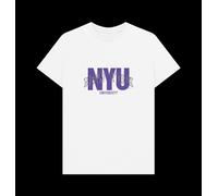 New York University Unisex Script White New York University White 2XL
