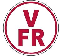 New York V-Fr Floor & Roof Truss Identification Reflective Sign Square/Round Metal Sign 12x12 inch