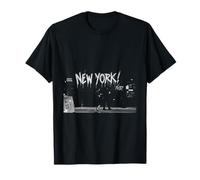 New York Vibrant Street Art Graffiti Halftone Effect T-Shirt