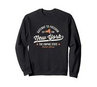 New York Vintage Sports Design The Empire State USA Dark Sweatshirt