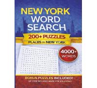 New York Word Search: 200+ Puzzles Featuring 4,000+ Places Across the Empire State