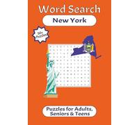 New York Word Search: Word Searches with Easy to Read Print about NY State, NY Landmarks, and More | 6x9 inches, 110 pages, 55 Puzzles | Gifts for NY ... | Great for Holidays, Free Time, & More!