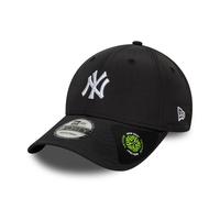 NEW ERA NEW YORK YANKEES RECYCLED BASEBALL CAP.9FORTY BLACK ADJUSTABLE HAT S26