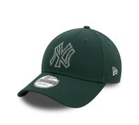 New York Yankees Cap Adjustable Metallic Outline Dark Green 9Forty New Era