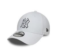 New York Yankees Cap Adjustable MLB Unisex White Outline New Era 9Forty