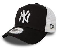 New Era NY Yankees Clean Trucker Cap - Black / White