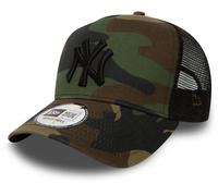 New Era Clean Trucker One Size Woodland Camo Black