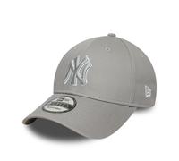 New York Yankees Outline 9Forty Adjustable Grey Cap