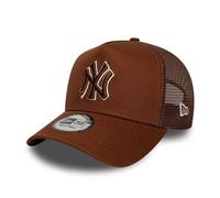 New Era A-Frame Trucker Cap - OUTLINE New York Yankees brown - One Size