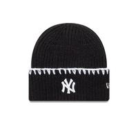 New York Yankees women's beanie Chunky Topstich Noir TU