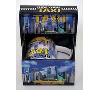 New York Yellow Taxi Cab Boxed Coffee Mug 12 oz