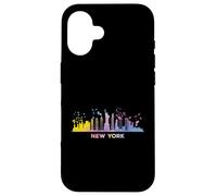 New Yorkers Skyline Colorful Cityscape New York Case for iPhone 16