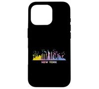 New Yorkers Skyline Colorful Cityscape New York Case for iPhone 16 Pro