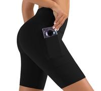 NEW YOUNG Biker Shorts Women with Pockets,5"/8" High Waisted Yoga Shorts Tummy Control for Workout Running