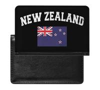 New Zea-Land Flag PU Leather Passport Covers Printed Vaccine Card Organizer Holder Travel Accessories