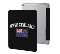 New Zea-land Flag Stylish Tri-fold Tablet Case Compatible with IPAD 2017/2018/Air1/Air2 (9.7in) Anti-Scratch Covers with Pen Slot
