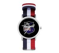 New Zea-Land Flag Trendy Wrist Watches for Unisex Classic Casual Braided Strap Quartz Watch