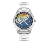 New Zea-Lands Proposed Flag Simple Stainless Watch Fashion Designer Wristwatch Easy Reader Analog Watches Gifts for Men