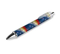 New Zea-lands Proposed Flag Smooth Retractable Ballpoint Pens Personalized Rolling Ball Pen Black Ink Office Supplies for Men Women 1 PCS