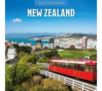 New Zealand - 2027 Square Wall Calendar - by Red Robin Publishing