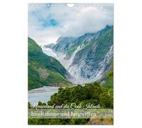 New Zealand and the Cook Islands - island dreams and mountain worlds UK-Version (Wall Calendar 2026 DIN A4 Portrait), CALVENDO 12 Month Wall Calendar