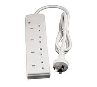 New Zealand Australia CHINA Travel Adaptor 1 Metre Power Extension Lead 4 UK Sockets